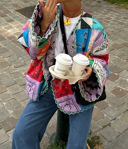 Veste Patchwork Cam