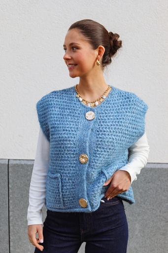 Cardigan Céleste  
