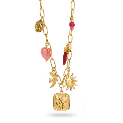 Collier Crazy Red