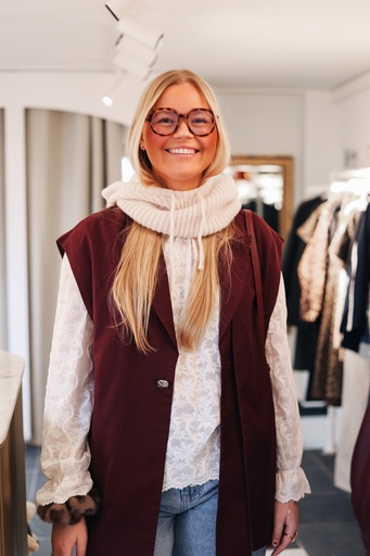 Blazer sans manche Burgundy 