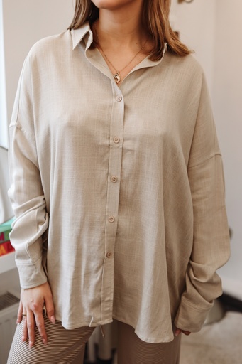 Chemise lin Aya (sable)