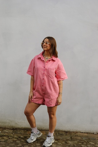 Combishort Chuck (rose barbie)