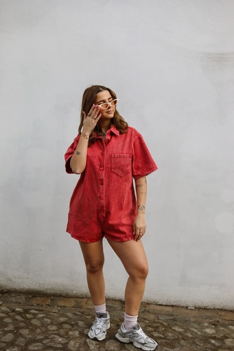 Combishort Chuck (rouge)