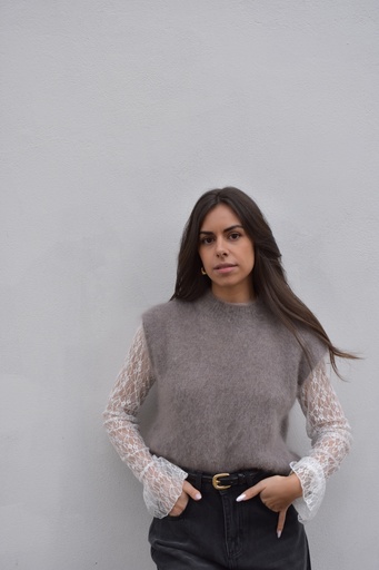 Débardeur Mohair (gris)