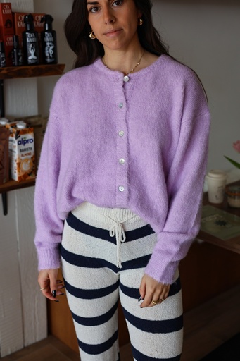 Cardigan Parme 