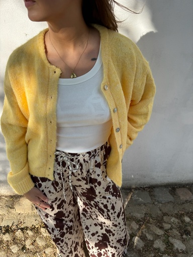 Cardigan Lala jaune 