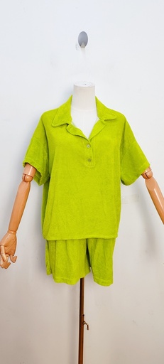 Ensemble éponge Lou (vert anis) 