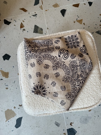 Carré bandana Katja (taupe)